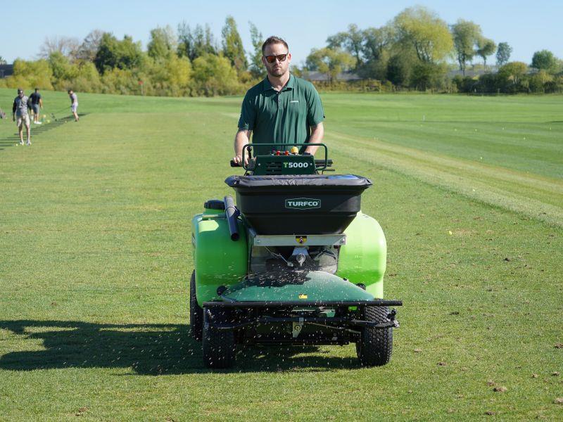 Fertilize driving ranges