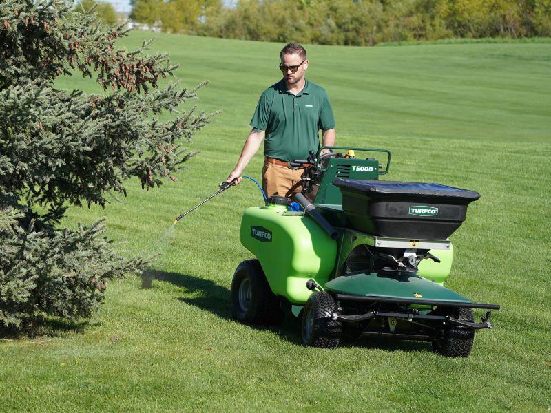 Make quick work around trees and landscaping