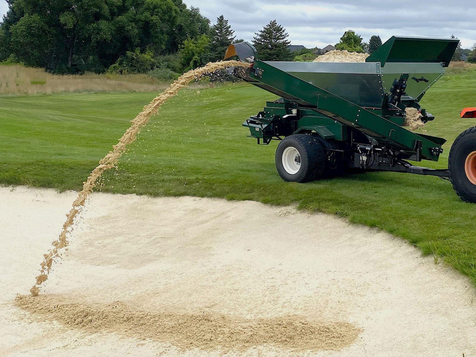 Targeted Bunker Filling - Up to 30 ft Throw