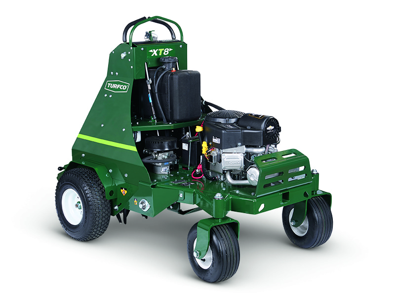 Professional Landscaping Aerators - TurnAer XT8 Riding Aerator - Turfco