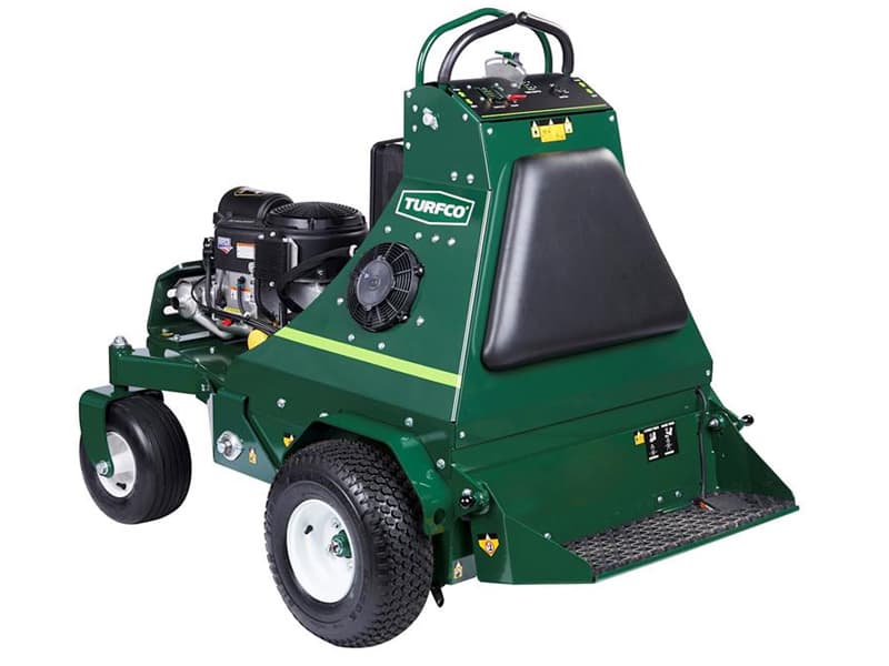 Professional Landscaping Aerators - TurnAer XT8 Riding Aerator - Turfco